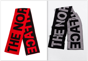 Nwt The North Face Logo Scarf Red Black Or Medium Grey Ebay