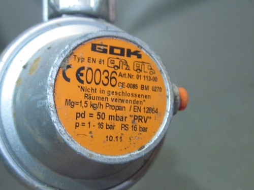 Gas Pressure Control System GOK 30 mbar Motorhome
