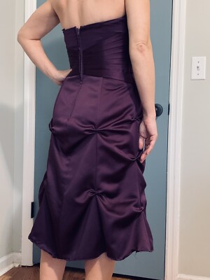 Alfred Angelo Purple Short bridesmaid/prom dress size 2 | eBay Alfred Angelo Purple Short bridesmaid/prom dress size 2 | eBay