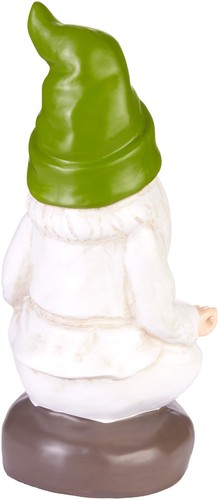 Yoga Gartenzwerg mit Frosch Gartenfigur Zen Gartendeko Meditation 19/24cm - Bild 29 von 42