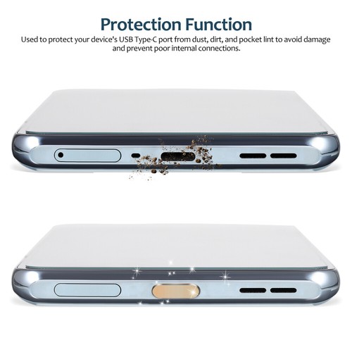 8 Pcs USB C Plugs Type C Covers Phone Port Caps Protectors Compatible with Most - 第 3/11 張圖片