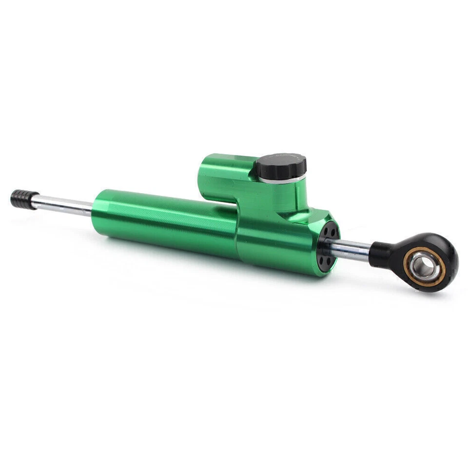 Amortiguador de dirección verde estabilizador para Kawasaki Ninja 250 2008-2012 2009 2010 2011 Foto 4 de 4