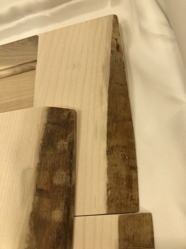 Lot of 3 Raw Natural Live Edge Maple Wood Picture Frame 5" x 8" Rustic Craft Z1 - Picture 11 of 23