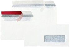 500 GPV Briefumschl&auml;ge, DL, 110 x 220 mm, wei&szlig;, mit Fenster