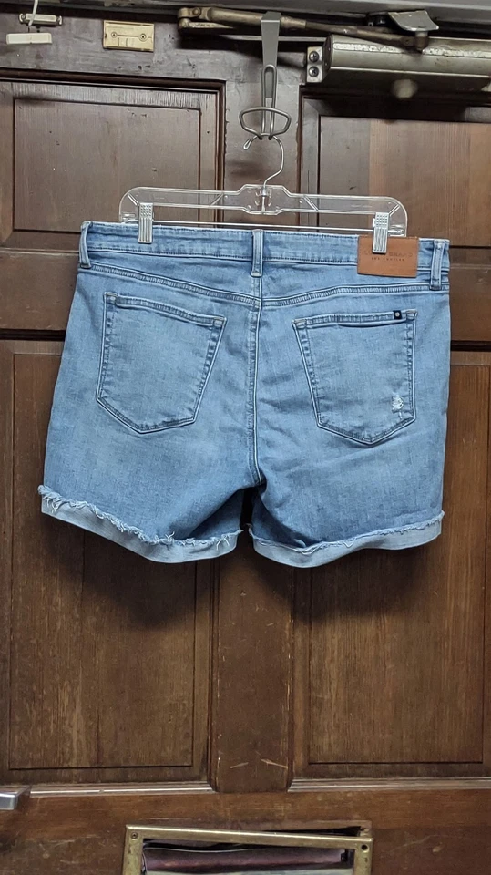 Lucky Brand состаренный свернуть джинсовой ткани синий Jean шорты женский размер 14/32 - Изображение 2 из 4