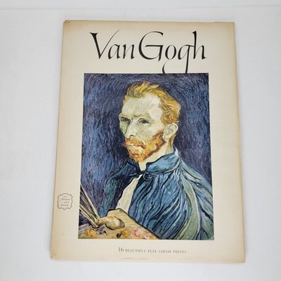 Van Gogh 1952 Abrams Art Portfolio 16 full color 8x10 vintage prints paintings