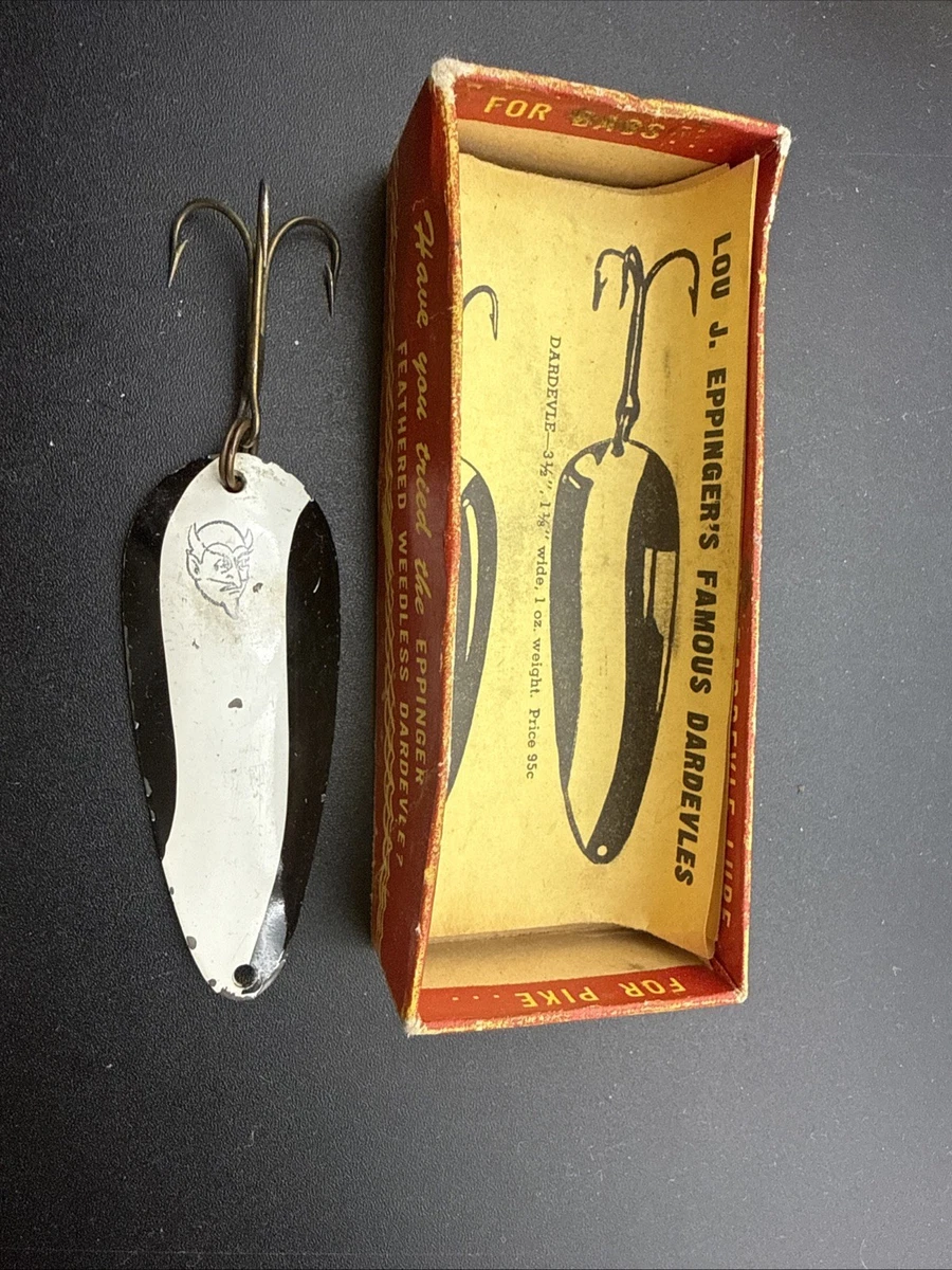 Leurre De Pêche Vintage Eppinger Daredevil - Cuillère Originale Métal - Comme Neuf En Boîte