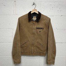 Y2K Carhartt Sherpa-Lined Detroit Jacket Brown YYJ97 BRN Youth XL/ Women s XS