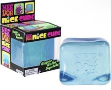 Nee Doh Nice Cube - Super Solid Squish! (Blue...