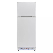 Smad 9.4 cu.ft 2-way Gas Fridge LPG Fridge with Freezer 110V Motorhome Caravan