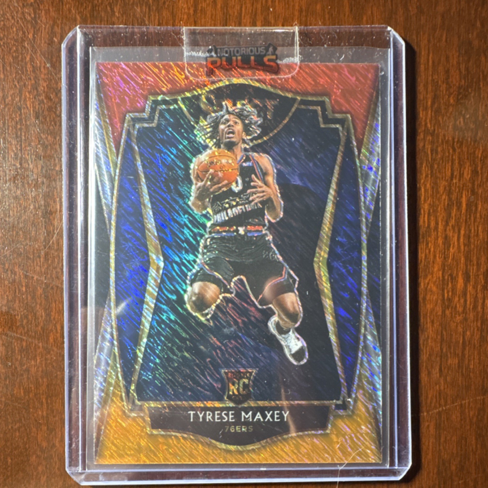 Panini 2020-21 Select Tyrese Maxey 76ers Tri-Color Prizm #174 Rookie
