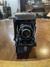 Vintage Picco Folding Camera With 50mm Lens Original Case