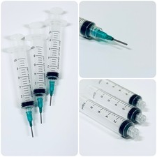 3 szt. strzykawki 10ml z turkusowym 18G 13mm tępa końcówka igły klej, atrament, dozowanie