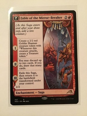 MTG Kamigawa: Neon Dynasty- Fable of the Mirror-Breaker 357 Showcase Regular | eBay MTG Kamigawa: Neon Dynasty- Fable of the Mirror-Breaker 357 Showcase Regular | eBay