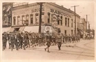 WW1 Military Parade Hornell New York Steuben County NY RPPC Photo Postcard COPY