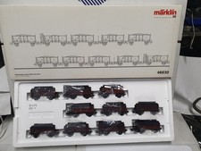 MARKLIN/TRIX 46030 SCALA H0 1/87 ASSI TRIX IN CC SET 10 CARRI APERTO A 2 ASSI