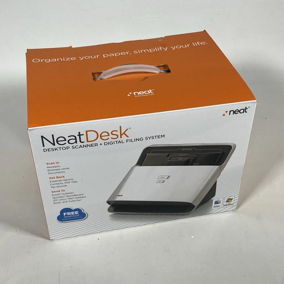 NEW NeatDesk ND-1000 Desktop Scanner Digital Document Filing System MAC WINDOWS - Image 2 of 4
