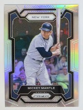 2024 Silver Prizm #130 Mickey Mantle New York Yankees