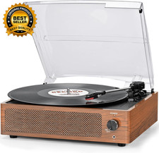 Vinyl Record Player with Speakers Vintage Turntable for Vinyls Records Belt