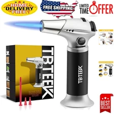 Expert-Grade Kitchen Torch – Refillable, Ergonomic & 2500°F Adjustable Flame