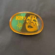 ORIGINAL AUTHENTIC 1977 PACIFICA KISS ACE FREHLEY SOLO ALBUM BELT BUCKLE NM+