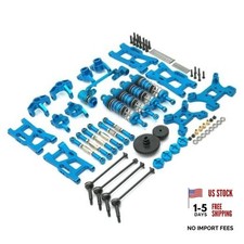 Wltoys 144001 124017 Upgrade Parts Kit 13-in-1 Metal Kit - 2-Blue