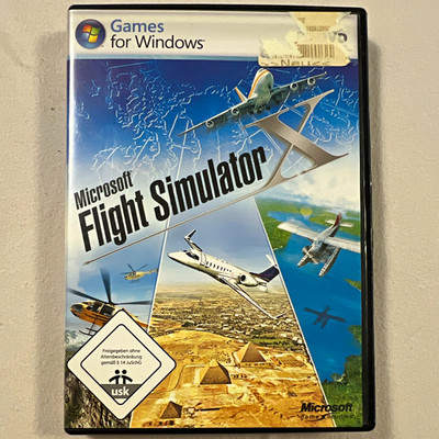 Microsoft Flight Simulator X PC PAL USK 0 2006 Flugsimulation DVD-ROM