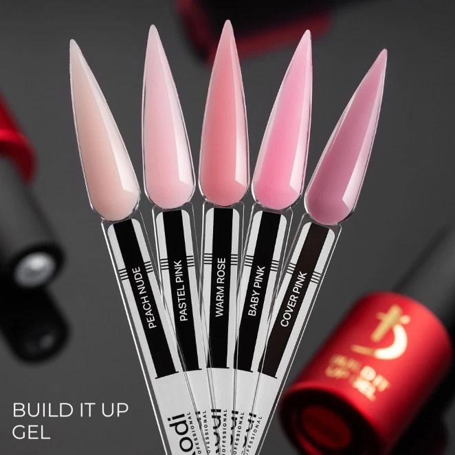 KODI Professional BUILD It Up GEL -Nail Builder Modeling Gel for Extensions 15ml