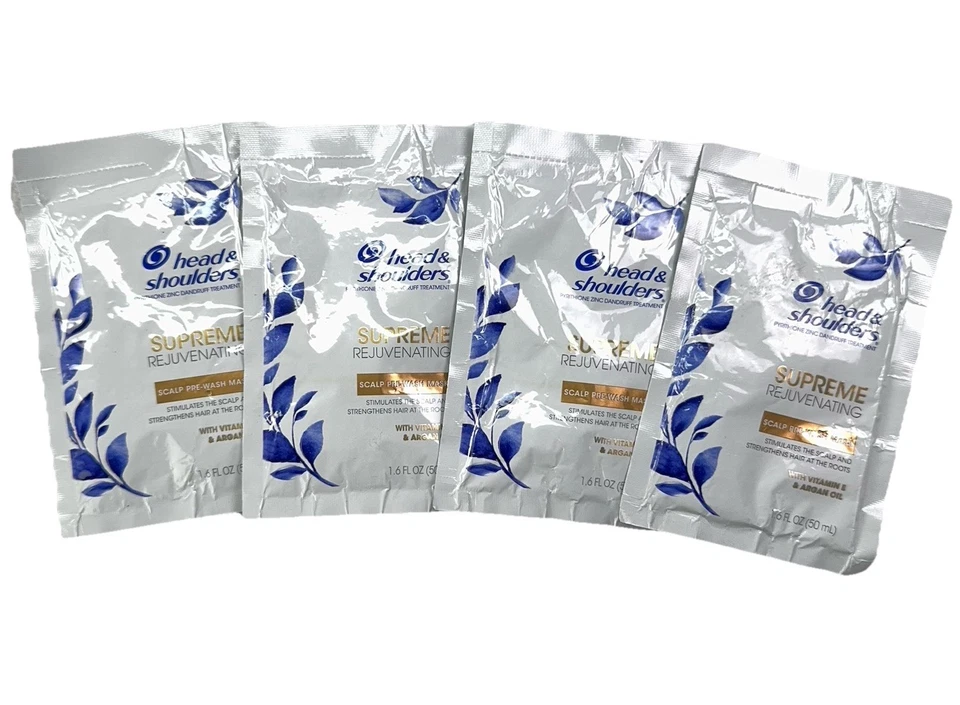 Máscara prelavada rejuvenecedora Head & Shoulders Supreme cuero cabelludo 1,6 oz lote de 4 paquetes Foto 2 de 4