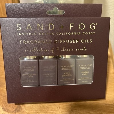 Sand And Fog Fall Scents 4pk Maroon Fragrance Oil Set NIB