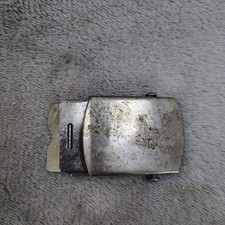 Vintage Made In USA Silvertone Belt Buckle Vanguard New York