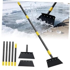 Garden Flat Shovel,2 Spades, Snow Ice Scraper, 88" Multifunctional Garden 84"