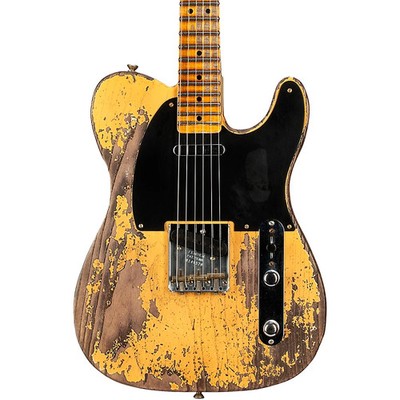 Fender CS 1951 Telecaster Super Heavy Relic Guitar Super Faded Nocaster Blonde