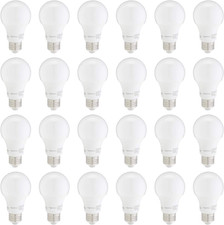 Amazon Basics A19 LED Light Bulbs, 60W Equivalent, Daylight White 5000K, Non-Dim