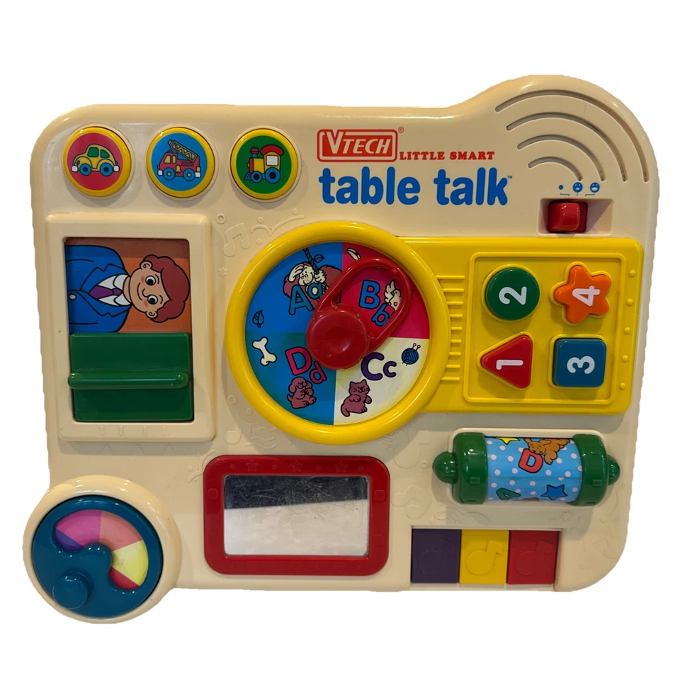 Vtech Little Smart Table Talk Education Electronic Learning Activity Vintage - Image 2 of 4