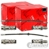 2X TRW BremsschlÄUche Vorne Beidseitig Passend FÜR Opel Vivaro Links+Rechts