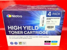 410X HIGH-YIELD TONER CARTRIDGES BLACK MAGENTA YELLOW 4PACK CYAN CF410X CF412X
