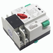 Dual Power Automatic Transfer Switch 2P 100A 220V Attachment Electrical Selector