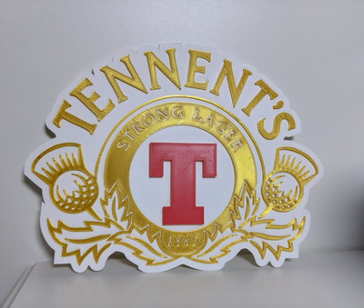 Tennents Bar Schild Man Cave
