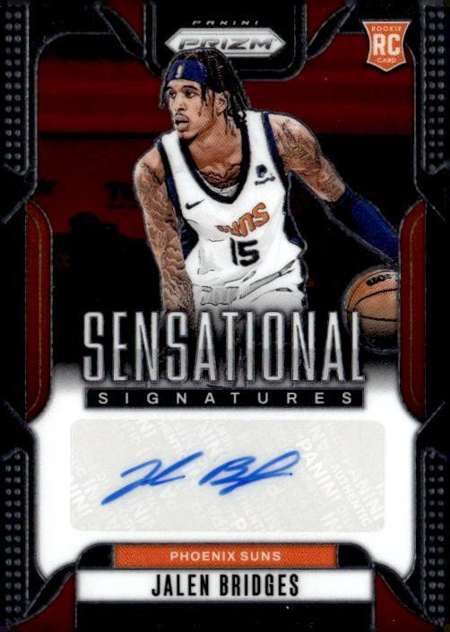 2024-25 Panini Prizm #SS-JBP Jalen Bridges Sensational Signatures