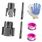 Pipe Thread Cutter Set 1/2 And 3/4 Inch Internal External Threading Tool Drill