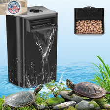 Turtle Tank Filter Internal Power Aquarium Filter Low Water Level Biofiltration