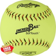 Rawlings Incredi-Ball Yellow Softstitch Softballs 11" 12"