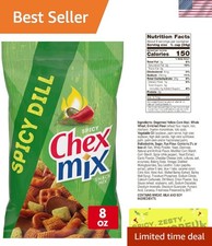 Flavor-Packed 8 oz Spicy Dill Snack Mix - The Ideal Crunch for Parties