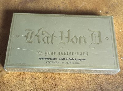 Kat Von D 10th Anniversary Eyeshadow Palette NIB Limited Edition