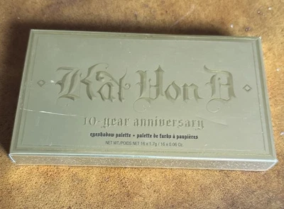 Kat Von D 10th Anniversary Eyeshadow Palette NIB Limited Edition - Image 1 of 4