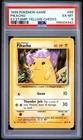 1999 POKEMON GAME E3 STAMP-YELLOW CHEEKS #58 PIKACHU PSA 6