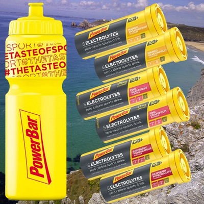 (29,99 /1Stk) PowerBar 5Electrolytes 6 Röhrchen a10 Tabletten gemischt+Fl. Gelb
