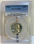 1961 Silver Washington Quarter PR67 PCGS, Beautiful Coin