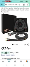 WORLDS BEST CABLES 12' Ultimate 9 AWG Ultra-Pure OFC Audiophile HiFi